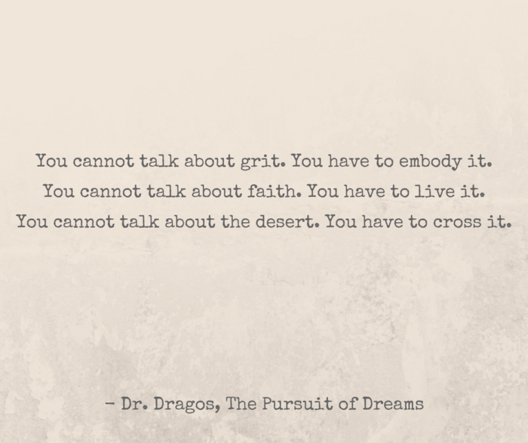 The Pursuit Of Dreams You Cannot Talk Dr Dragos